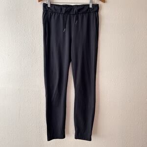 CRZ Yoga Jogger Black Drawstring Waist Activewear Pants Women Pockets Medium